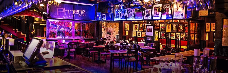 Phoenix Arts Club sign and entrance